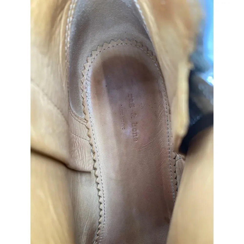 Rag & Bone‎ Margot Suede Taupe Booties Size 37.5